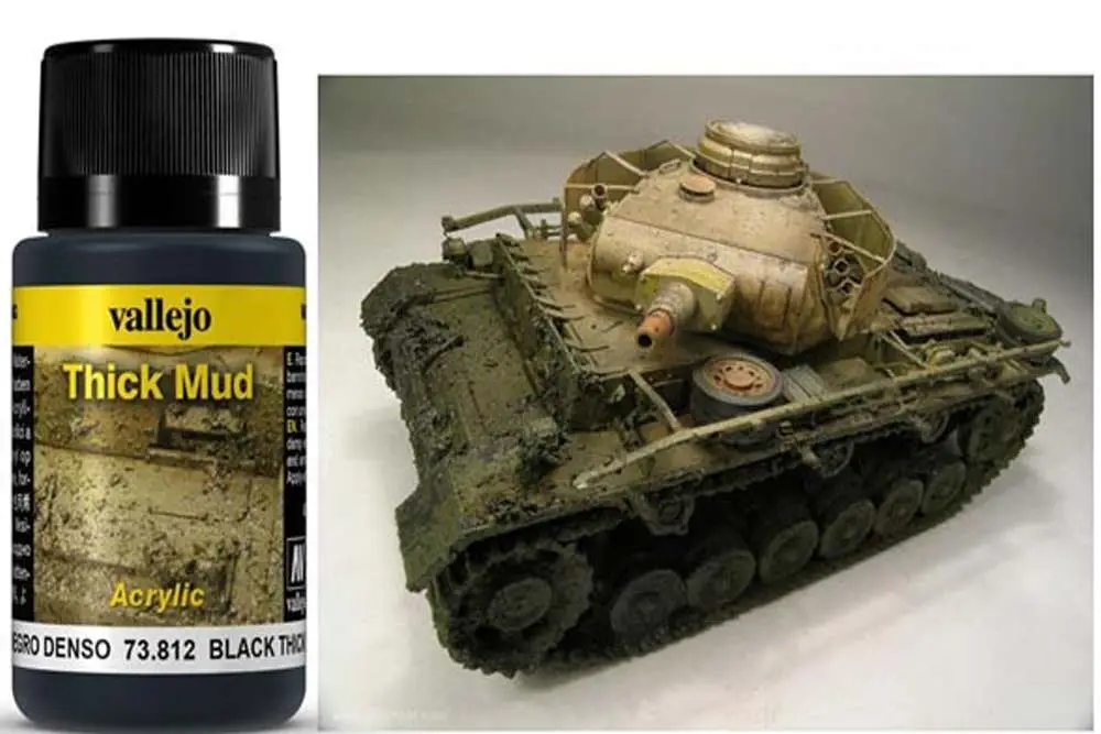 Figurine weathering 73812 black thick mud 40ml